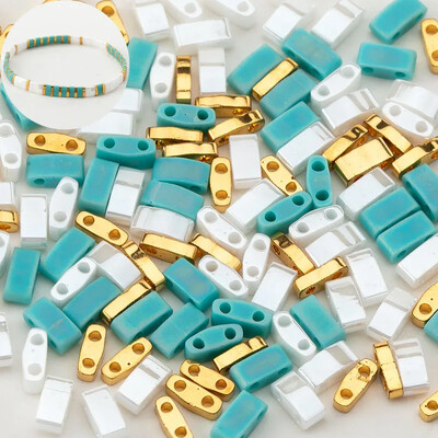 TD stiklo karoliukai japoniški Miyuki TL HTL QTL MIX Įvairių dydžių Muticolor DIY Moterims Boho laikiklis Populiarus 5 gramai / maišelis