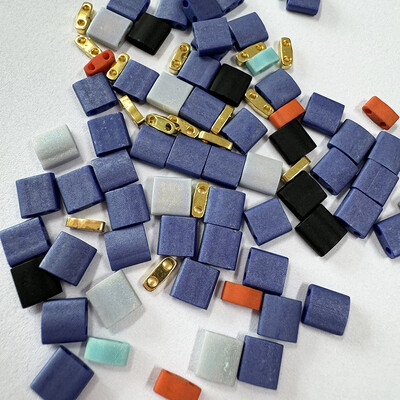 TD stiklo karoliukai japoniški Miyuki TL HTL QTL MIX Įvairių dydžių Muticolor DIY Moterims Boho laikiklis Populiarus 5 gramai / maišelis