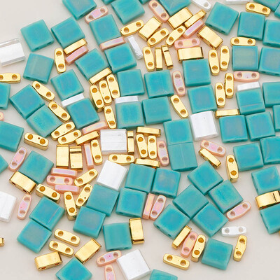 TD stiklo karoliukai japoniški Miyuki TL HTL QTL MIX Įvairių dydžių Muticolor DIY Moterims Boho laikiklis Populiarus 5 gramai / maišelis