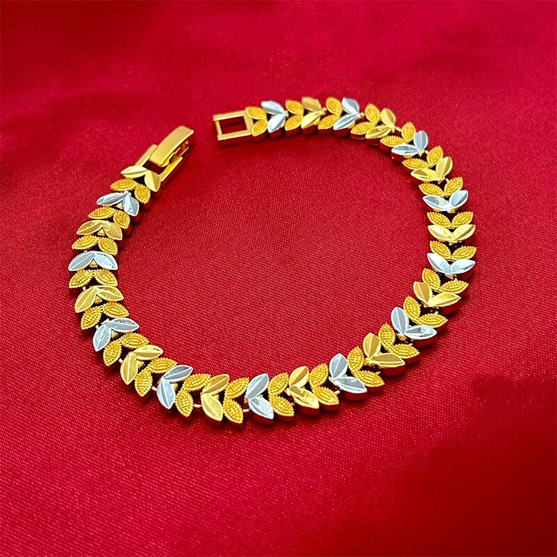 Nerūdijančio plieno moteriška rankinė apyrankė karūna, širdelė, lapų gėlė, plati grandinėlė apyrankė Pulsera Femme senoviniai papuošalai vakarėlio dovanos