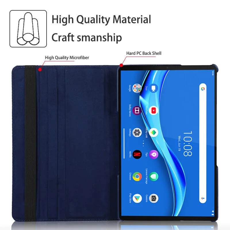 Husă pentru Lenovo Tab M11 P11 Pro 11.5 2nd 11.2 Plus M10 10.1 Plus 10.6 10.3 Xiaoxin pad 10.6 M9 M8 360 Rotating Stand Cover Funda
