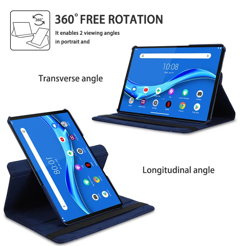 Husă pentru Lenovo Tab M11 P11 Pro 11.5 2nd 11.2 Plus M10 10.1 Plus 10.6 10.3 Xiaoxin pad 10.6 M9 M8 360 Rotating Stand Cover Funda