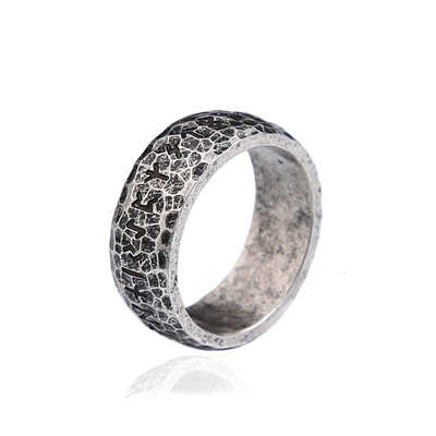 Novo vintage nordijsko vikinško prstenje s runama od nehrđajućeg čelika za muškarce, žene, punk biciklisti, modni jednostavni prsten s amuletom, nakit, darovi, veleprodaja