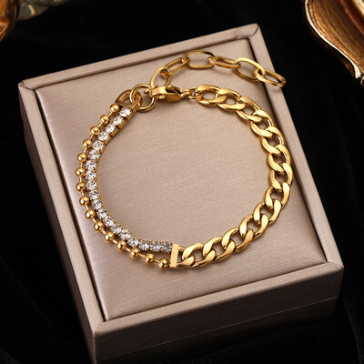 GANEMLY 316L nerūsējošā tērauda sirds šarmu rokassprādze sievietēm vīriešiem modes jauna ūdensnecaurlaidīga plaukstas ķēde rotaslietas draugam dāvanu ballīte