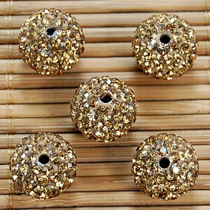 Kvalitné 10 mm všetky farby 7-radové sklenené kamienky 2 dierky hlinené Shamballa korálky na náramok s príveskom, šperky, doplnky, DIY