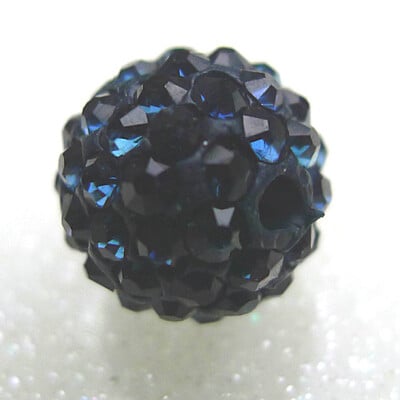 Kvalitné 10 mm všetky farby 7-radové sklenené kamienky 2 dierky hlinené Shamballa korálky na náramok s príveskom, šperky, doplnky, DIY
