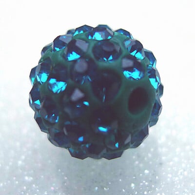 Kvalitné 10 mm všetky farby 7-radové sklenené kamienky 2 dierky hlinené Shamballa korálky na náramok s príveskom, šperky, doplnky, DIY