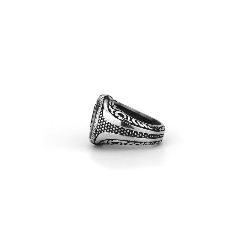 Nerezový oceľový vintage vikingský runový prsteň pánsky keltský amulet Valknut hip hop motorkársky prsteň jednoduchý šperky darček pre priateľa