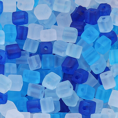 Aproximativ 50 buc sticlă mată, cuburi de zahăr, mărgele de orez, mărgele vrac, bricolaj realizat manual pentru bijuterii, brățări, îmbrăcăminte, accesorii, mate