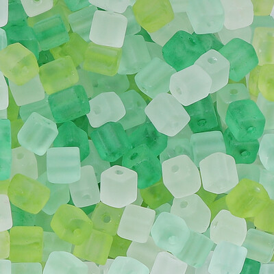 Aproximativ 50 buc sticlă mată, cuburi de zahăr, mărgele de orez, mărgele vrac, bricolaj realizat manual pentru bijuterii, brățări, îmbrăcăminte, accesorii, mate