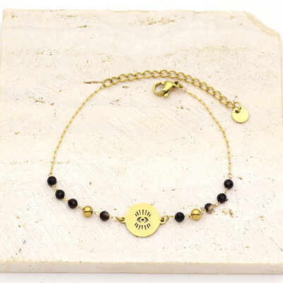 Hírek Kreatív dizájn, kézzel készített homár gombos karkötő, rozsdamentes acél, aranyozott függő lánc karkötő nőknek