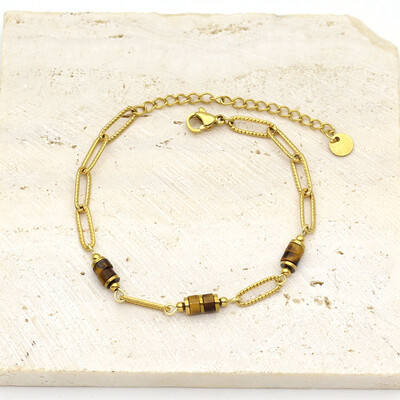 Hírek Kreatív dizájn, kézzel készített homár gombos karkötő, rozsdamentes acél, aranyozott függő lánc karkötő nőknek