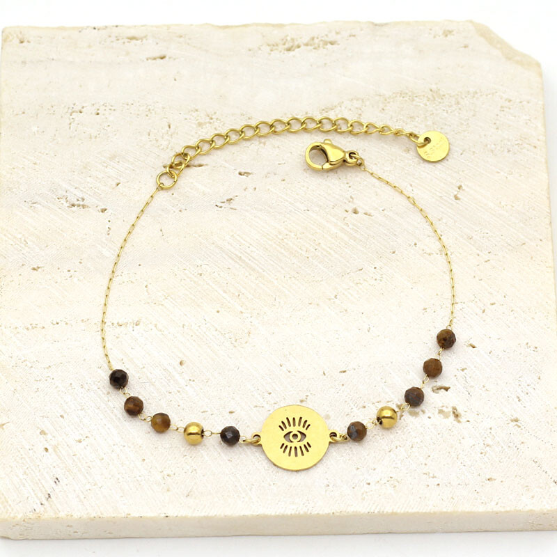 Hírek Kreatív dizájn, kézzel készített homár gombos karkötő, rozsdamentes acél, aranyozott függő lánc karkötő nőknek