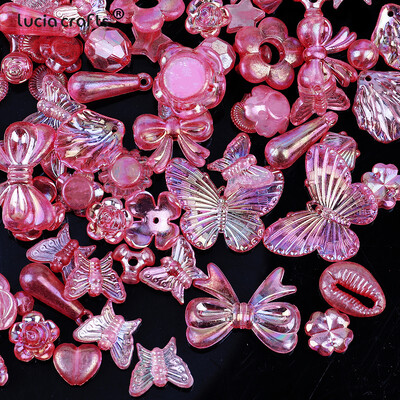20g Random Mix Pillangó Szív Virág Akril Gyöngyök Barkácstelefonhoz Karkötő Kézzel Készített Ékszerkészítési Kiegészítők R0837