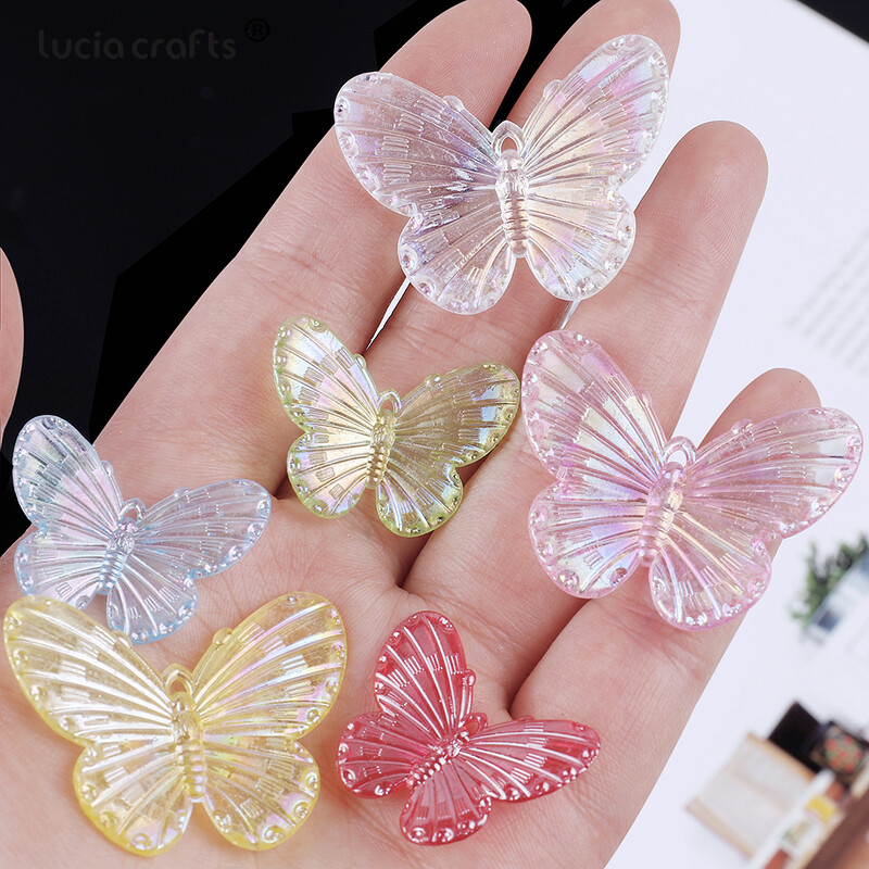 20g Random Mix Pillangó Szív Virág Akril Gyöngyök Barkácstelefonhoz Karkötő Kézzel Készített Ékszerkészítési Kiegészítők R0837