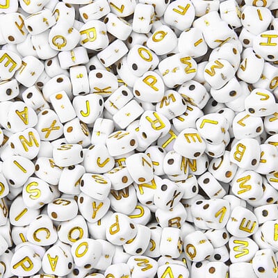 7x7mmAbout100Pcs Akrylové korálky s písmenami, broskyňové srdce, voľné korálky, ručne vyrobené, DIY výroba šperkov, náramkov, oblečenia, doplnkov, materiálu