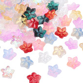 10kom staklenih perli, šiljastih cvjetnih perli, ručni DIY za izradu narukvica za par, ogrlica, naušnica, dodataka, materijala