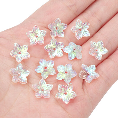 10kom staklenih perli, šiljastih cvjetnih perli, ručni DIY za izradu narukvica za par, ogrlica, naušnica, dodataka, materijala