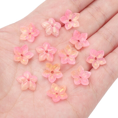 10kom staklenih perli, šiljastih cvjetnih perli, ručni DIY za izradu narukvica za par, ogrlica, naušnica, dodataka, materijala