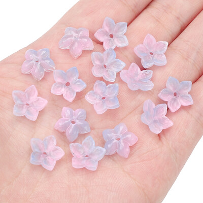 10kom staklenih perli, šiljastih cvjetnih perli, ručni DIY za izradu narukvica za par, ogrlica, naušnica, dodataka, materijala