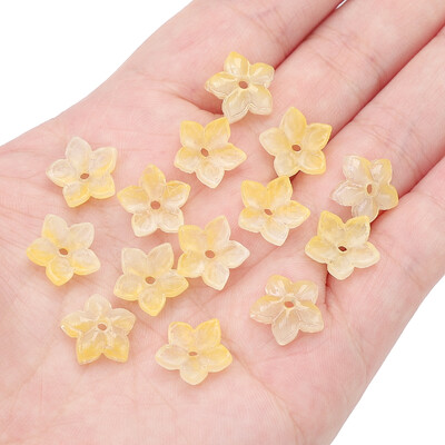 10kom staklenih perli, šiljastih cvjetnih perli, ručni DIY za izradu narukvica za par, ogrlica, naušnica, dodataka, materijala