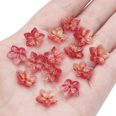 10kom staklenih perli, šiljastih cvjetnih perli, ručni DIY za izradu narukvica za par, ogrlica, naušnica, dodataka, materijala