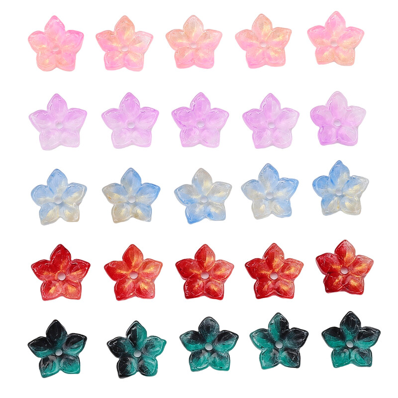 10kom staklenih perli, šiljastih cvjetnih perli, ručni DIY za izradu narukvica za par, ogrlica, naušnica, dodataka, materijala