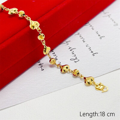 Sieviešu rokas rokassprādzes Zelta Krāsa Itāļu Wide Link Ķēde Rokas aproce Pulsera Vintage Juvelierizstrādājumi Aksesuāri ballīšu dāvanas