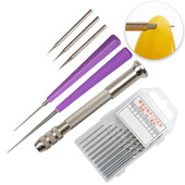 OAR ručna bušilica za metal Oprema za alate za nakit, alati za silikonske kalupe od UV smole i set alata za izradu nakita DIY od 0,8 mm-3,0 mm visokog sloja