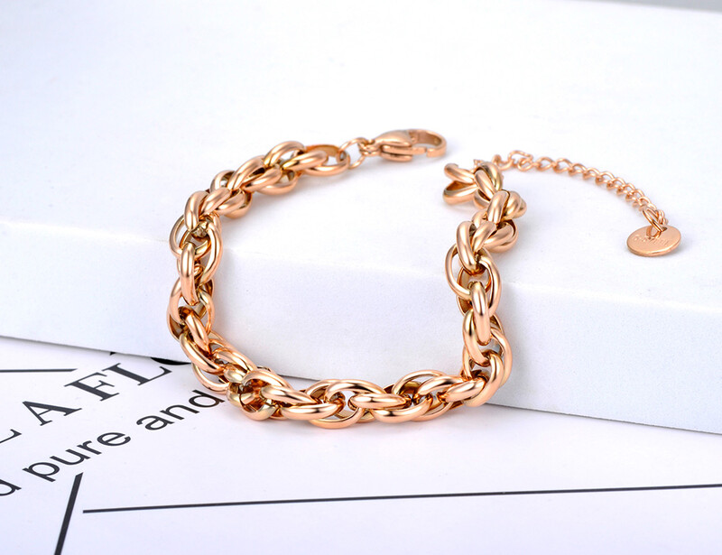 JeeMango Hiphop/Rock Narukvica s šarmom od nehrđajućeg čelika od titana, narukvica za žene, muškarce, boemski lanac i karike, nakit JB21121