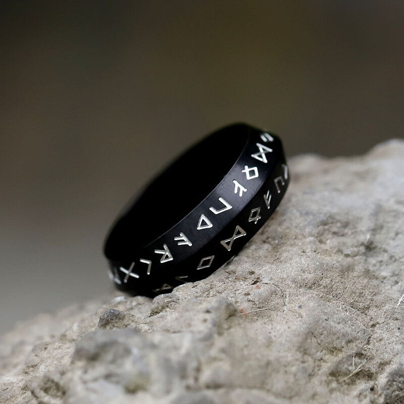 2024 NOVÉ pánske prstene z nehrdzavejúcej ocele 316L, retro Odinova vikingská runa pre tínedžerov, amulet, módny darček, šperky, doprava zdarma