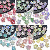 50 db Új 19 mm-es akril cseresznyevirágok virággyöngyök szirmok varázslat csatlakozók barkács fülbevaló haj ékszer készítés gyanta kellékek