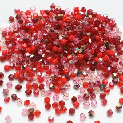 200 komada 4 mm smeđe fasetirane staklene bikonusne kristalne perle za DIY izradu nakita Ručno izrađena narukvica Narukvica Naušnica Dekoracija odjeće