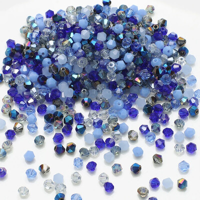 200 komada 4 mm smeđe fasetirane staklene bikonusne kristalne perle za DIY izradu nakita Ručno izrađena narukvica Narukvica Naušnica Dekoracija odjeće