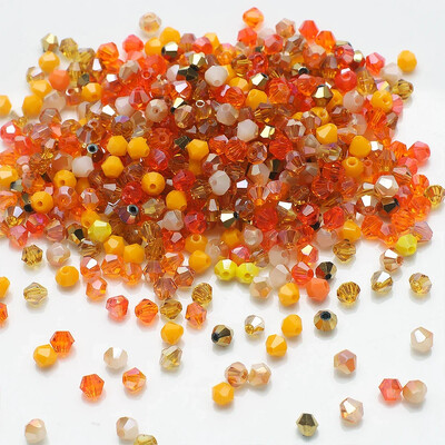 200 komada 4 mm smeđe fasetirane staklene bikonusne kristalne perle za DIY izradu nakita Ručno izrađena narukvica Narukvica Naušnica Dekoracija odjeće