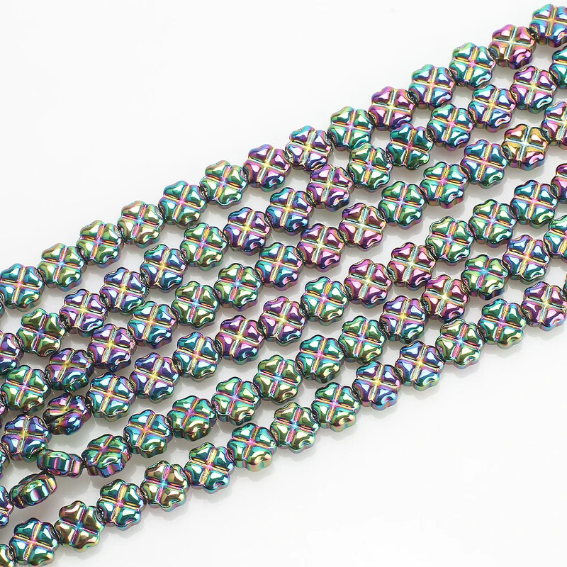 50 db/tétel Kristálykereszt medál 8 mm-es üveg virágszirom gyöngyök színes ékszerkészítéshez barkácsolás ruhakiegészítők nagykereskedelme