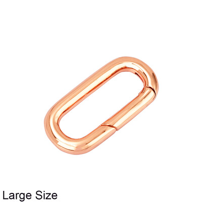 Benyomható kapuzár ovális ékszerkapocs Arany ezüst fekete rózsa arany tolókapucsat, tavaszi kapukapocs NAGYKERESKEDELMI kellékek K11