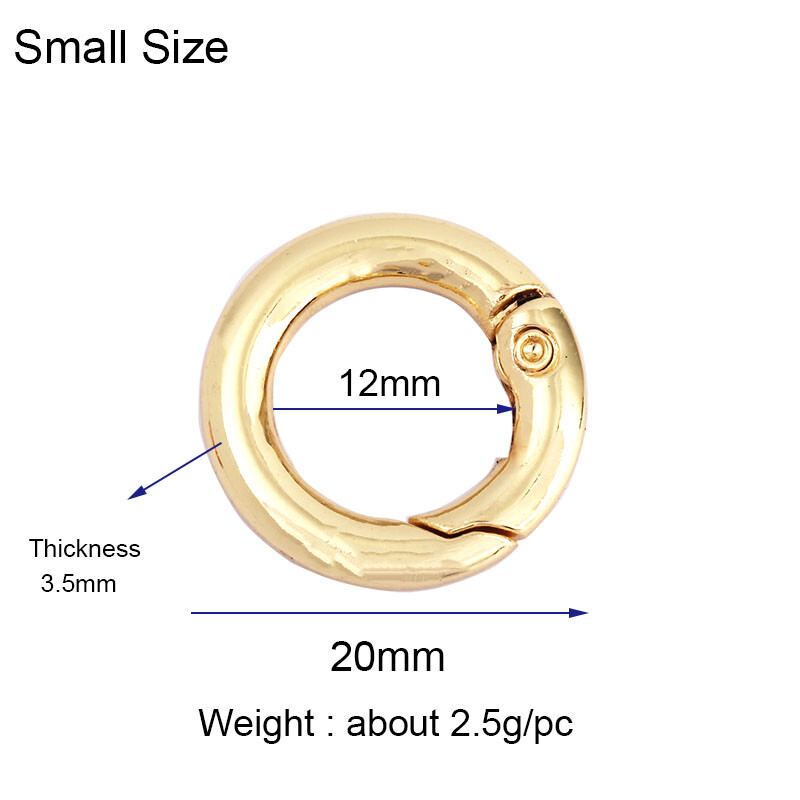 Benyomható kapuzár ovális ékszerkapocs Arany ezüst fekete rózsa arany tolókapucsat, tavaszi kapukapocs NAGYKERESKEDELMI kellékek K11