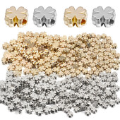 100/200 ks 6/8 mm zmiešaných farieb v tvare listu, plastové CCB korálky, dištančné korálky pre remeselné výrobky, výrobu náramkov, DIY doplnkov