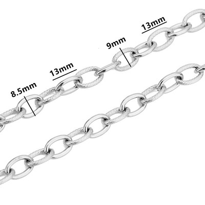 1 méter rozsdamentes acél nagy nehéz vaskos Hip Hop punk link arany színű láncok barkács ékszerek anyagok kézzel készített nyaklánc karkötők