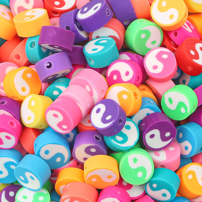 8-10mm 30ks mäkkých keramických korálok, ovocie, zvieracie oči, korálky s písmenovým vzorom, ručne vyrobené DIY náramky, náhrdelníky, korálkové šperky a doplnky
