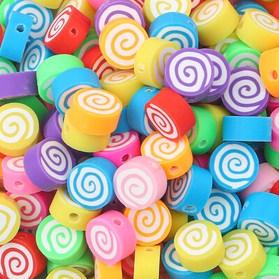 8-10mm 30ks mäkkých keramických korálok, ovocie, zvieracie oči, korálky s písmenovým vzorom, ručne vyrobené DIY náramky, náhrdelníky, korálkové šperky a doplnky