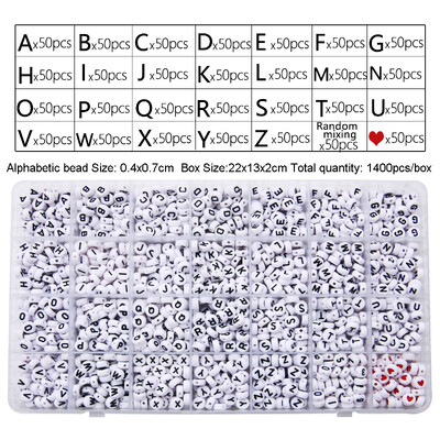 960-1200db akril 26 betűs gyöngy szív alakú négyzet gyöngy lapos gyöngy kézzel készített barkács karkötő nyaklánc ékszer ékszer ékszer anyag