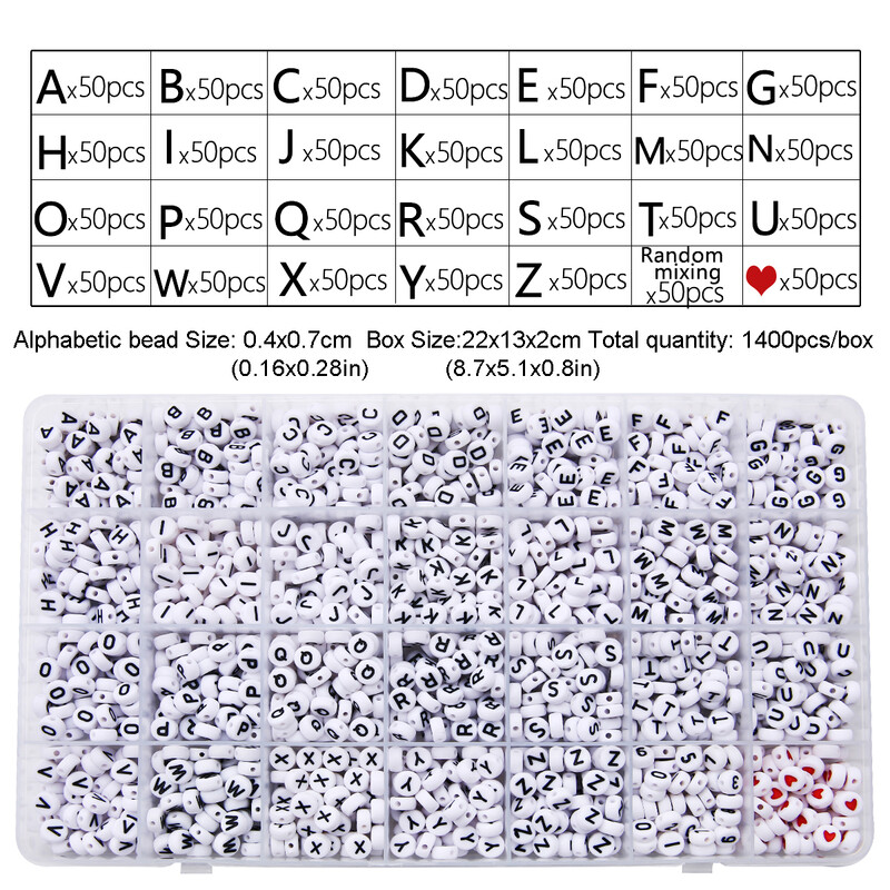 960-1200db akril 26 betűs gyöngy szív alakú négyzet gyöngy lapos gyöngy kézzel készített barkács karkötő nyaklánc ékszer ékszer ékszer anyag