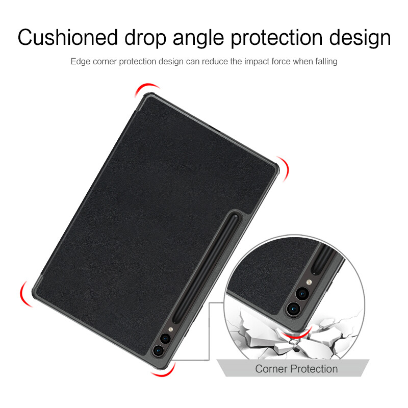 HUWEI ümbris Samsung Galaxy Tab S9 Ultra 14,6" SM-X910 X916B aluse kaane korpuse jaoks Tab S9+ 12,4" SM-X810 X816B S9 tahvelarvuti ümbrise jaoks