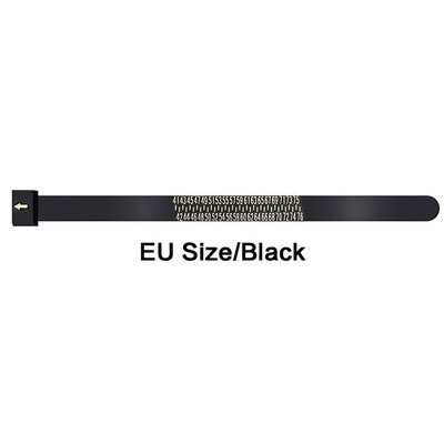 KISMIS 1 DB fehér/fekete USA/EU méretek Jegygyűrű Méret Gyűrű Méret Eredeti Teszter ujjmérő ékszer kiegészítők