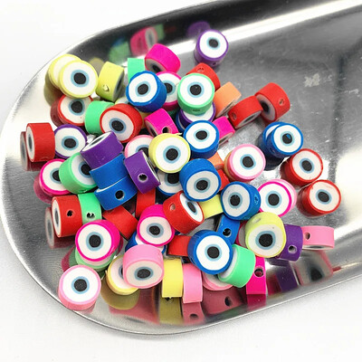 NOVÉ 30 ks 10 mm korálky s usmievavou tvárou/ovocím/kvetmi, polymérová hlinová dištančná vložka, voľné korálky na výrobu šperkov, DIY príslušenstvo