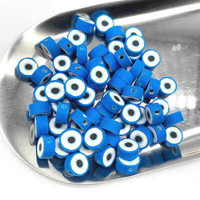 NOVÉ 30 ks 10 mm korálky s usmievavou tvárou/ovocím/kvetmi, polymérová hlinová dištančná vložka, voľné korálky na výrobu šperkov, DIY príslušenstvo
