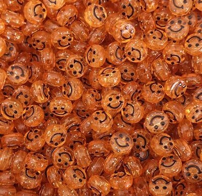 100 tk 10x6mm värvilised rõõmsad näohelmed käevõrude jaoks võlu loomiseks lahtised ümmargused vahehelmed DIY käsitsi valmistatud kõrvarõngatarvikud