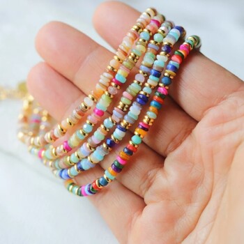 Βραχιόλι KKBEAD Γυναικεία Βραχιόλια Boho Πολύχρωμα Shell DIs Beads Summer Beach Y2k Δώρο κοσμημάτων Pulseras Mujer